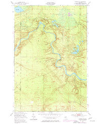 Timberlost Michigan Historical topographic map, 1:24000 scale, 7.5 X 7.5 Minute, Year 1951