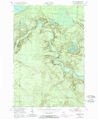 Timberlost Michigan Historical topographic map, 1:24000 scale, 7.5 X 7.5 Minute, Year 1951