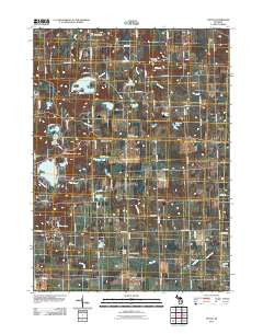 Tipton Michigan Historical topographic map, 1:24000 scale, 7.5 X 7.5 Minute, Year 2011
