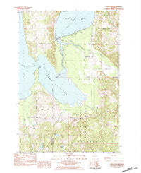 Torch River Michigan Historical topographic map, 1:24000 scale, 7.5 X 7.5 Minute, Year 1983