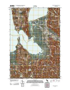Torch River Michigan Historical topographic map, 1:24000 scale, 7.5 X 7.5 Minute, Year 2011