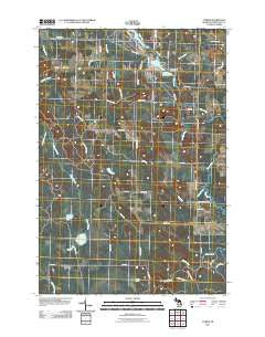 Tower Michigan Historical topographic map, 1:24000 scale, 7.5 X 7.5 Minute, Year 2011