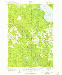 Tower Michigan Historical topographic map, 1:62500 scale, 15 X 15 Minute, Year 1957