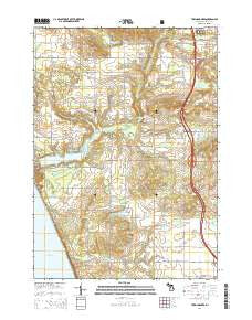 Town Corners Michigan Historical topographic map, 1:24000 scale, 7.5 X 7.5 Minute, Year 2014