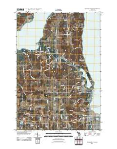 Traverse City SW Michigan Historical topographic map, 1:24000 scale, 7.5 X 7.5 Minute, Year 2011