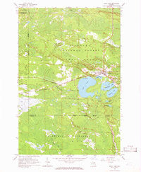 Trout Lake Michigan Historical topographic map, 1:24000 scale, 7.5 X 7.5 Minute, Year 1964