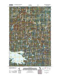 Trout Creek Michigan Historical topographic map, 1:24000 scale, 7.5 X 7.5 Minute, Year 2011