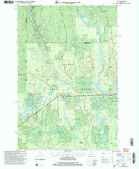 Tula Michigan Historical topographic map, 1:24000 scale, 7.5 X 7.5 Minute, Year 1999
