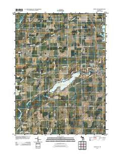 Union City Michigan Historical topographic map, 1:24000 scale, 7.5 X 7.5 Minute, Year 2011
