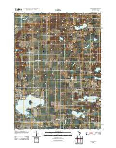 Vandalia Michigan Historical topographic map, 1:24000 scale, 7.5 X 7.5 Minute, Year 2011
