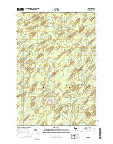 Vega Michigan Historical topographic map, 1:24000 scale, 7.5 X 7.5 Minute, Year 2014