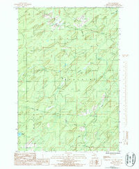 Vega Michigan Historical topographic map, 1:24000 scale, 7.5 X 7.5 Minute, Year 1986