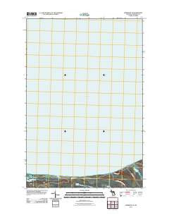 Vermilion SE Michigan Historical topographic map, 1:24000 scale, 7.5 X 7.5 Minute, Year 2011