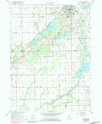Vicksburg Michigan Historical topographic map, 1:24000 scale, 7.5 X 7.5 Minute, Year 1967