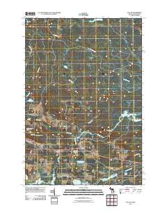 Vulcan Michigan Historical topographic map, 1:24000 scale, 7.5 X 7.5 Minute, Year 2011