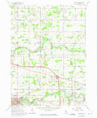 Wacousta Michigan Historical topographic map, 1:24000 scale, 7.5 X 7.5 Minute, Year 1965