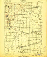 Wayne Michigan Historical topographic map, 1:62500 scale, 15 X 15 Minute, Year 1905