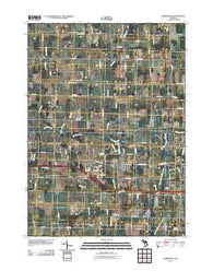 Webberville Michigan Historical topographic map, 1:24000 scale, 7.5 X 7.5 Minute, Year 2011