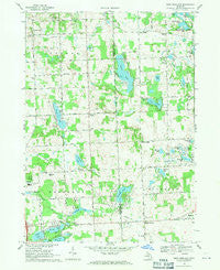 West Highland Michigan Historical topographic map, 1:24000 scale, 7.5 X 7.5 Minute, Year 1968
