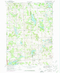 West Highland Michigan Historical topographic map, 1:24000 scale, 7.5 X 7.5 Minute, Year 1968