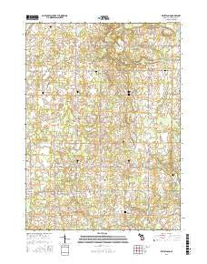 Wheatland Michigan Current topographic map, 1:24000 scale, 7.5 X 7.5 Minute, Year 2016