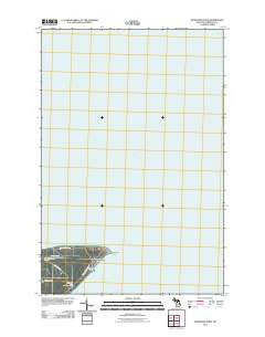 Whitefish Point Michigan Historical topographic map, 1:24000 scale, 7.5 X 7.5 Minute, Year 2011