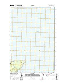 Whitefish Point Michigan Current topographic map, 1:24000 scale, 7.5 X 7.5 Minute, Year 2017