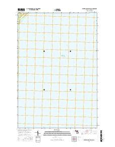 Whitefish Point OE S Michigan Current topographic map, 1:24000 scale, 7.5 X 7.5 Minute, Year 2017