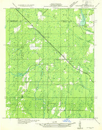 Whitney NE Michigan Historical topographic map, 1:31680 scale, 7.5 X 7.5 Minute, Year 1932