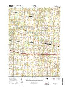 Williamston Michigan Historical topographic map, 1:24000 scale, 7.5 X 7.5 Minute, Year 2014