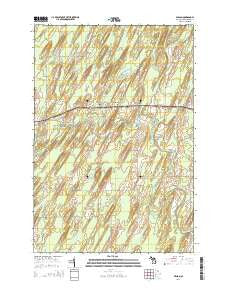 Wilson Michigan Historical topographic map, 1:24000 scale, 7.5 X 7.5 Minute, Year 2014