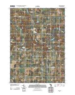 Winn Michigan Historical topographic map, 1:24000 scale, 7.5 X 7.5 Minute, Year 2011