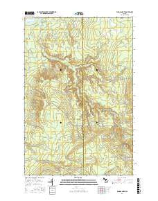 Winona North Michigan Current topographic map, 1:24000 scale, 7.5 X 7.5 Minute, Year 2017