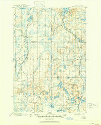Witbeck Michigan Historical topographic map, 1:62500 scale, 15 X 15 Minute, Year 1899