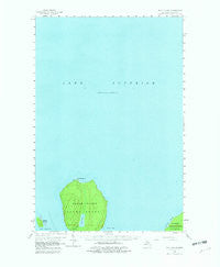 Wood Island Michigan Historical topographic map, 1:62500 scale, 15 X 15 Minute, Year 1958