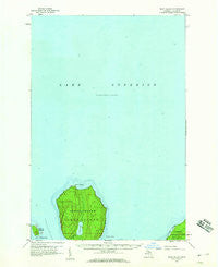 Wood Island Michigan Historical topographic map, 1:62500 scale, 15 X 15 Minute, Year 1958
