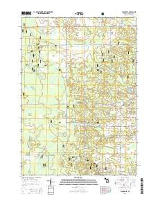 Woodville Michigan Historical topographic map, 1:24000 scale, 7.5 X 7.5 Minute, Year 2014