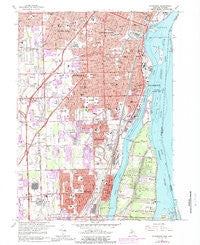 Wyandotte Michigan Historical topographic map, 1:24000 scale, 7.5 X 7.5 Minute, Year 1967