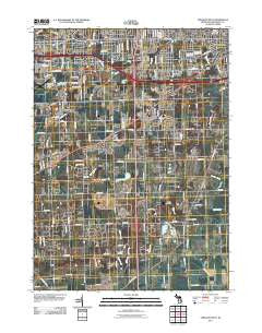 Ypsilanti West Michigan Historical topographic map, 1:24000 scale, 7.5 X 7.5 Minute, Year 2011