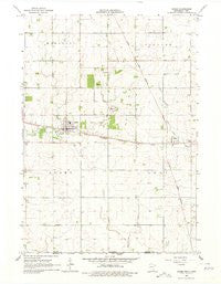Adams Minnesota Historical topographic map, 1:24000 scale, 7.5 X 7.5 Minute, Year 1965