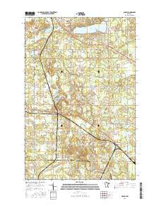 Adolph Minnesota Current topographic map, 1:24000 scale, 7.5 X 7.5 Minute, Year 2016