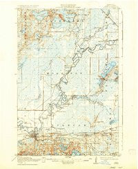 Aitkin Minnesota Historical topographic map, 1:62500 scale, 15 X 15 Minute, Year 1915