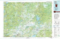 Aitkin Minnesota Historical topographic map, 1:100000 scale, 30 X 60 Minute, Year 1994