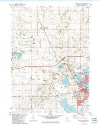 Albert Lea West Minnesota Historical topographic map, 1:24000 scale, 7.5 X 7.5 Minute, Year 1982