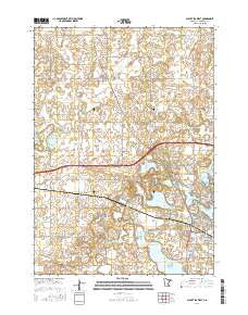 Albert Lea West Minnesota Current topographic map, 1:24000 scale, 7.5 X 7.5 Minute, Year 2016