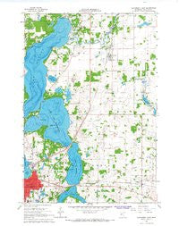 Alexandria East Minnesota Historical topographic map, 1:24000 scale, 7.5 X 7.5 Minute, Year 1966