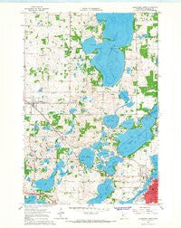 Alexandria West Minnesota Historical topographic map, 1:24000 scale, 7.5 X 7.5 Minute, Year 1966