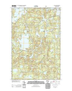 Alice Lake Minnesota Historical topographic map, 1:24000 scale, 7.5 X 7.5 Minute, Year 2013