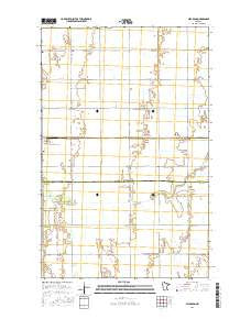 Alvarado Minnesota Current topographic map, 1:24000 scale, 7.5 X 7.5 Minute, Year 2016