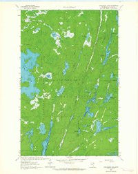 Angleworm Lake Minnesota Historical topographic map, 1:24000 scale, 7.5 X 7.5 Minute, Year 1963